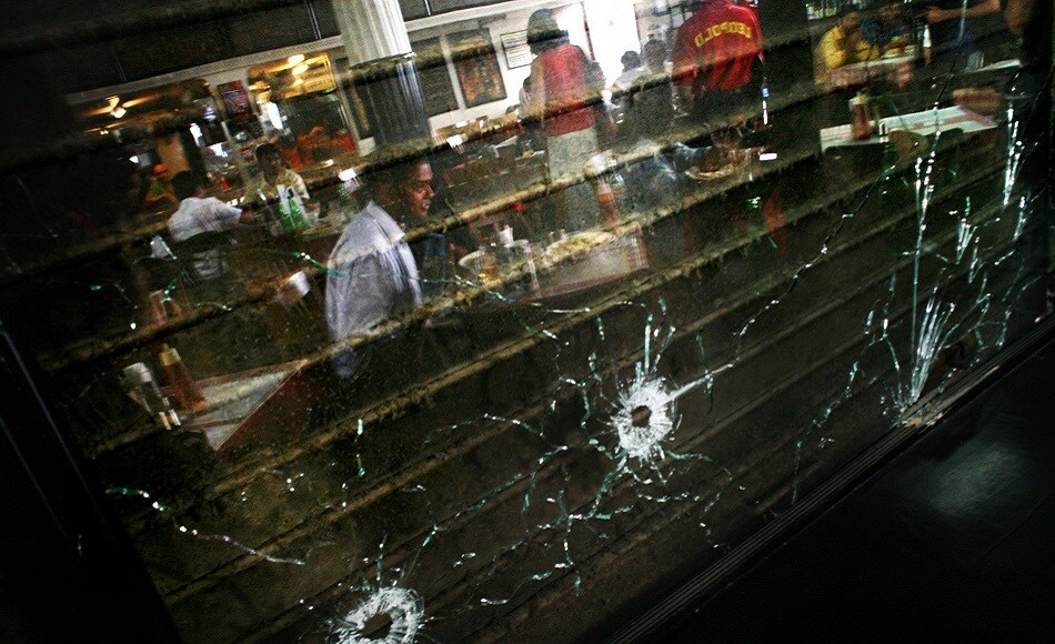 The Leopold Cafe, which was also attacked on 26 November 2008, reopened on 2 December 2008. Getty Images The Leopold Cafe, which was also attacked on 26 November 2008, reopened on 2 December 2008. Getty Images
